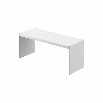 tower タワー (山崎実業) 洗面鏡中収納ラック 2個組 Bathroom Mirror Storage Rack コの字ラック 洗面 収納 ランドリー収納 ドレッサー サニタリー コスメ収納