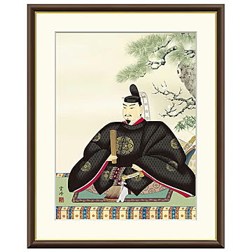 額絵 天神 清水雲峰 61x49.5cm 三幸