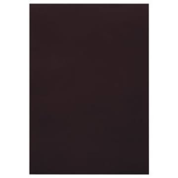 （まとめ） TANOSEE 色画用紙 八つ切 くろ 1パック（10枚） 【×30セット】