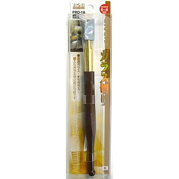 H＆H ダイヤモンドガラス切り/ガラスカッター 【切断可能板厚：5〜8mm】 日本製 PRO-1A 1号 〔業務用/DIY用品〕