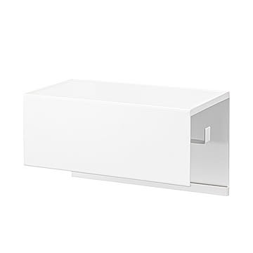 tower タワー (山崎実業) マグネットトレー付きキッチンペーパーホルダー Magnetic Paper Towel Holder With Tray キッチン収納 キッチン整理 調味料 磁石