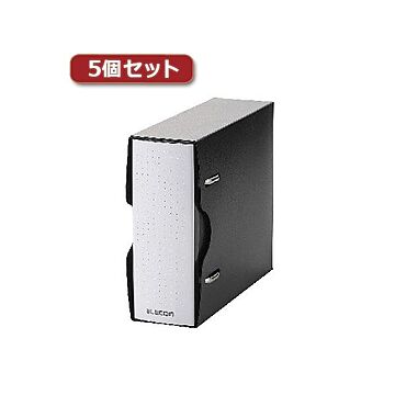 （まとめ）5個セットエレコム DVD・CD不織布ケース専用ファイル CCD-BC02BK CCD-BC02BKX5【×2セット】