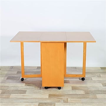 両バタフライテーブル/ダイニングテーブル 単品  幅42/80/120cm×奥行80cm×高さ73cm 木製 【チェア別売】【代引不可】