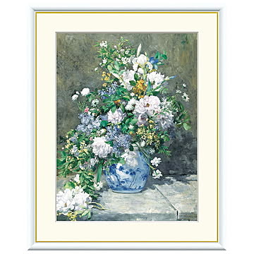 額絵 春のブーケ ピエール＝オーギュスト・ルノワール 52x42cm 三幸