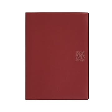 （まとめ）ライオン事務器 ハンディーファイル不透明タイプ A5サイズ ワインレッド JH-63 1冊 【×20セット】