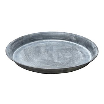 ブリキ製植木鉢用 専用受皿 ウーノ SソーサーBW 10cm 8個入り