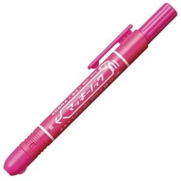 （まとめ） ゼブラ 油性マーカー マッキーノック 細字 ピンク P-YYSS6-P 1本 【×30セット】