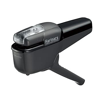 （まとめ） コクヨ 針なしステープラー（ハリナックス） ハンディタイプ 10枚とじ 黒 SLN-MSH110D 1個 【×5セット】