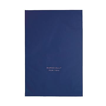 梨地バッグ ネイビー L 30枚入り 【×10セット】