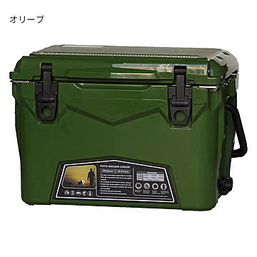 キュリアス ICE AGE 20QT クーラーボックス 18.9L オリーブ 53x33x36cm