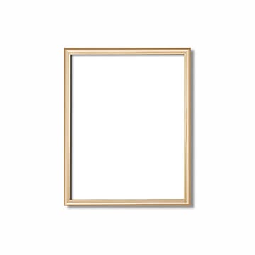 デッサン額縁/フレーム 【四ツ切サイズ 424×348mm】 ゴールド 壁掛けひも付き 化粧箱入り 5004