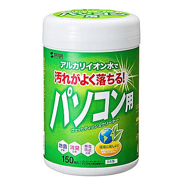 サンワサプライ　ウェットティッシュ(パソコン用)　CD-WT1KL 管理No. 4969887870792