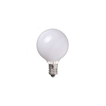(まとめ)YAZAWA ベビーボール球10WホワイトE12 G401210W×20セット