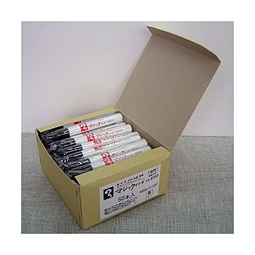 (まとめ）寺西化学 油性マーカー マジックインキ No.500(細書き用) 黒 M500-T1-50P 1パック(50本)【×3セット】