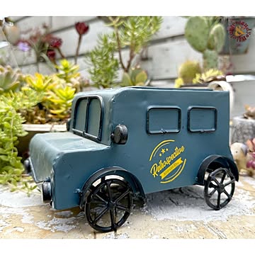 アメリカン レトロ 小物入れ ポット アンティーク調 アイアン 車 ガラージュカー【ガーデン雑貨 ナチュラルアンティーク ナチュラルガーデン ジャンクガーデン JUNKガーデン】 