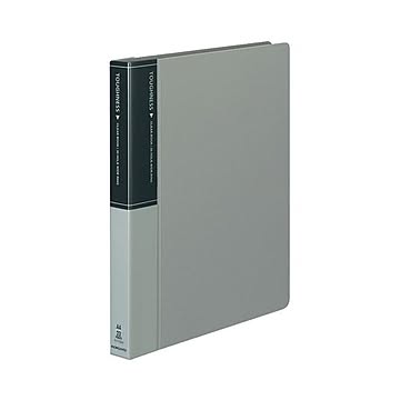 コクヨ クリヤーブックタフネス替紙式 A4タテ 30穴 23ポケット付属 背幅33mm グレー ラ-F730M 1セット10冊