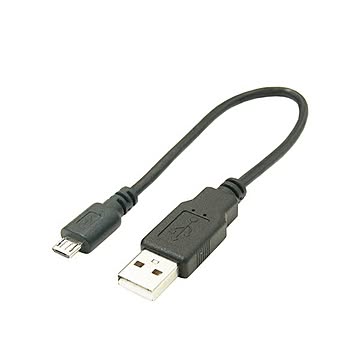 (まとめ)変換名人 USBケーブル20cm microHOST to Aオス USBMCH-AA20×10セット