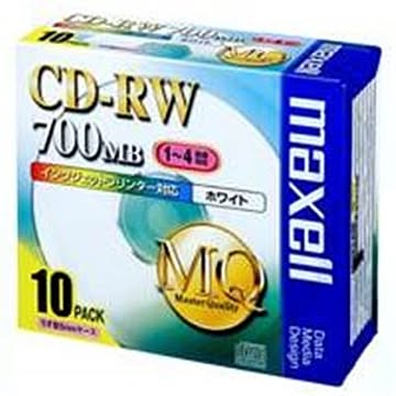 （まとめ）日立マクセル HITACHI CD-RW ＜700MB＞ 80PW.S1P10S 10枚×5セット
