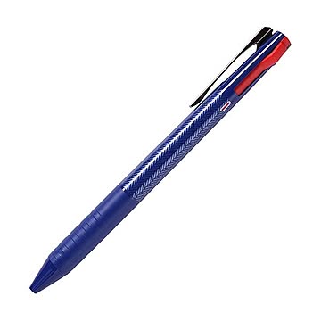 （まとめ）三菱鉛筆 ジェットストリーム3色ボールペン スリムコンパクト 0.5mm（軸色：ネイビー）SXE3JSS05.9 1本【×10セット】