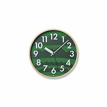 Lemnos レムノス DESIGN OBJECTS AWA CLOCK NOYAMA ノヤマ AWA19-12 掛け時計 スイープセコンド デザイン時計