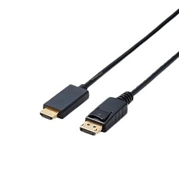 エレコム 変換ケーブル/DisplayPort - HDMI/2.0m/ブラック CAC-DPHDMI20BK