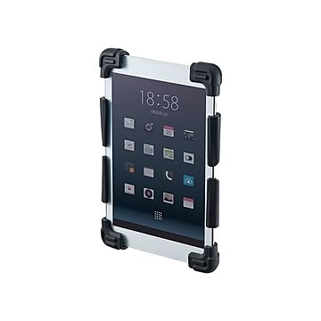 (まとめ)サンワサプライ 耐衝撃シリコンケース(7〜8インチ) PDA-TABH5BK×3セット