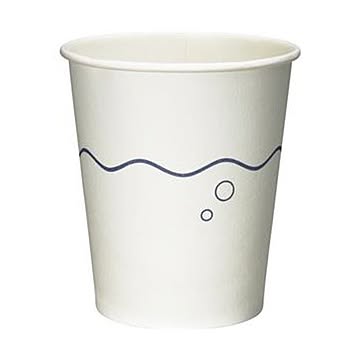 （まとめ）ファーストレイト うがい用紙コップ 青波150ml（5オンス）FR-174 1パック（100個）【×50セット】