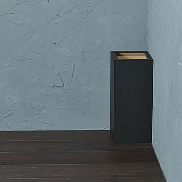藤栄 スリム型 バスクダストBOX 8.5L ブラック