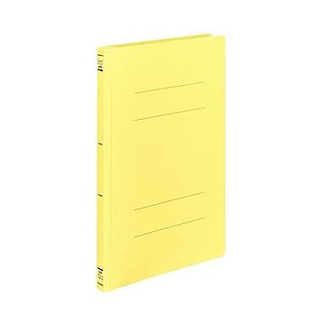 (まとめ) コクヨ フラットファイル(PP) A4タテ 150枚収容 背幅20mm 黄 フ-H10Y 1パック(10冊)  【×10セット】