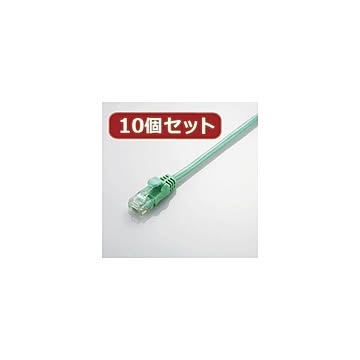 10個セット エレコム Gigabit やわらかLANケーブル（Cat6準拠） LD-GPY／G5X10