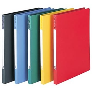 (まとめ) ビュートン クランプファイル A4タテ 100枚収容 背幅17mm ダークグレー SCL-A4-DG 1冊 【×20セット】
