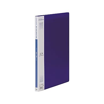 （まとめ） テージー マイホルダーファイン A4タテ型 20ポケット 青 【×10セット】