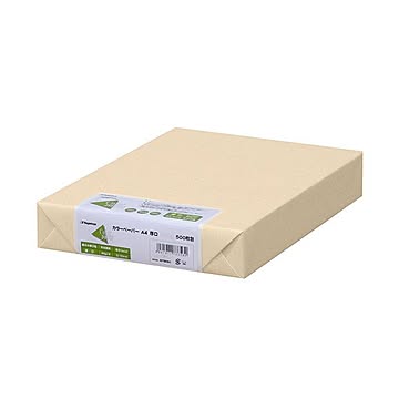 まとめ長門屋商店 Color Paper A4厚口 アイボリー ナ-3365 1冊500枚 ×3セット