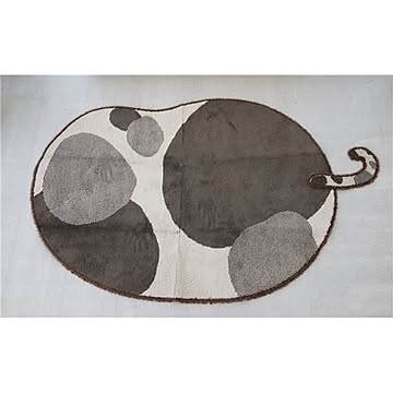ペット消臭 ラグマット/絨毯 ブチマル 約130×185cm ペットプロテクト ナイロン100％ スミノエ 〔リビング〕