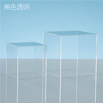 ジーアシスト アクリル5面体サイコロケース 透明 幅250×奥行250×高さ250大