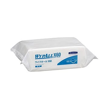 （まとめ）日本製紙クレシア ワイプオールX60 ハンディワイパー 100枚入×30セット