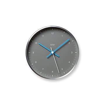 Lemnos レムノス CASA MIZUIRO ミズイロ LC07-06 電波時計 掛け時計 掛時計 置き時計 置時計 置き掛け兼用 幅20cm スタンド付属 アルミ