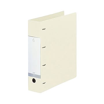 (まとめ) リヒトラブ リクエスト D型リングファイル A4タテ 4穴 500枚収容 背幅64mm 白 G1280-0 1冊 【×30セット】