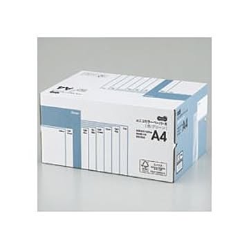 （まとめ） TANOSEE αエコカラーペーパーII A4 グリーン 業務用パック 1箱（5000枚：500枚×10冊） 【×10セット】