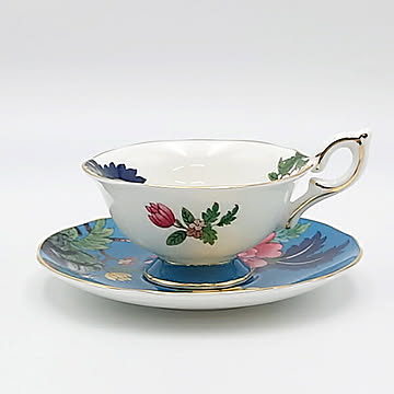 ウェッジウッド　ワンダーラスト　ティーカップ＆ソーサー　サファイアガーデン　Wedgwood　イギリス　洋食器　ブランド 