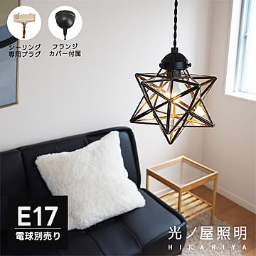 ペンダントライト 星型 1灯 HR146 光ノ屋照明