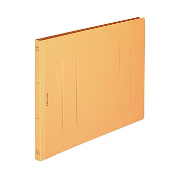 （まとめ） ライオン事務器 フラットファイル（環境） 樹脂押え具 B4ヨコ 150枚収容 背幅18mm 黄 A-507KB4E 1セット（10冊） 【×5セット】