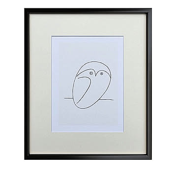 美工社 Pablo Picasso Le hibou ブラック