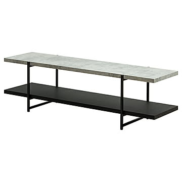 テレビ台 組立式 ストーン調 TVボード IW-1557 幅150x奥行32.8x高さ34.7cm 岩附