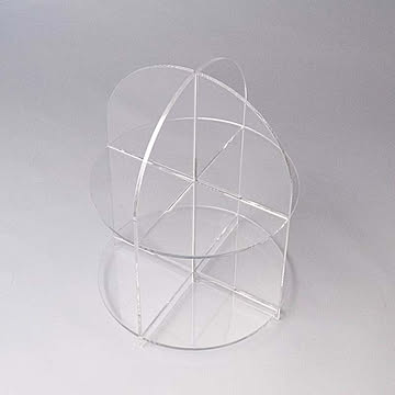 ジーアシスト 4フェイスディスプレイ 組立て Lサイズ 透明