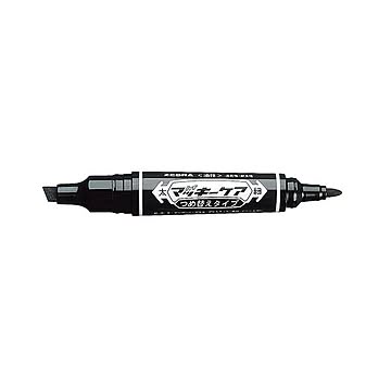 （まとめ） ゼブラ ハイマッキーケア つめ替えタイプ 黒 細字1.5〜2.0mm・太字6.0mm 【×30セット】
