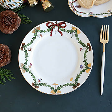 ロイヤルコペンハーゲン 2503 スターフルーテッド クリスマス 619 プレート 19cm Royal Copenhagen Star Fluted Christmas