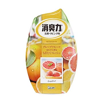 (まとめ) エステー お部屋の消臭力 グレープフルーツ 400ml 1セット（3個） 【×10セット】