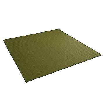 イケヒコ・コーポレーション キルトラグ 185×185cm グリーン