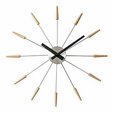 NEXTIME ネクスタイム Radiant clock corn ラジアントクロック コーン NXT-J015 / NXT-J016 掛時計 掛け時計 ウォールクロック 壁掛け時計